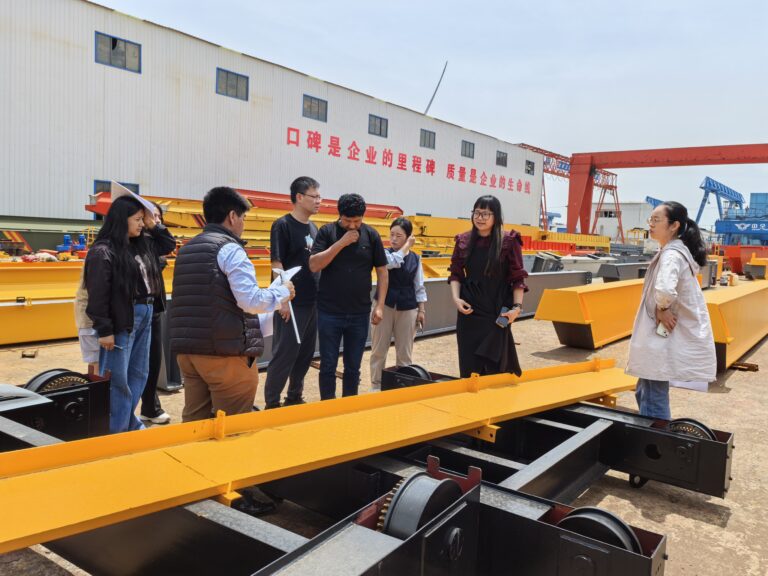 Successful Delivery of Double Girder Overhead Crane to Spain for Mechanical Processing Applications