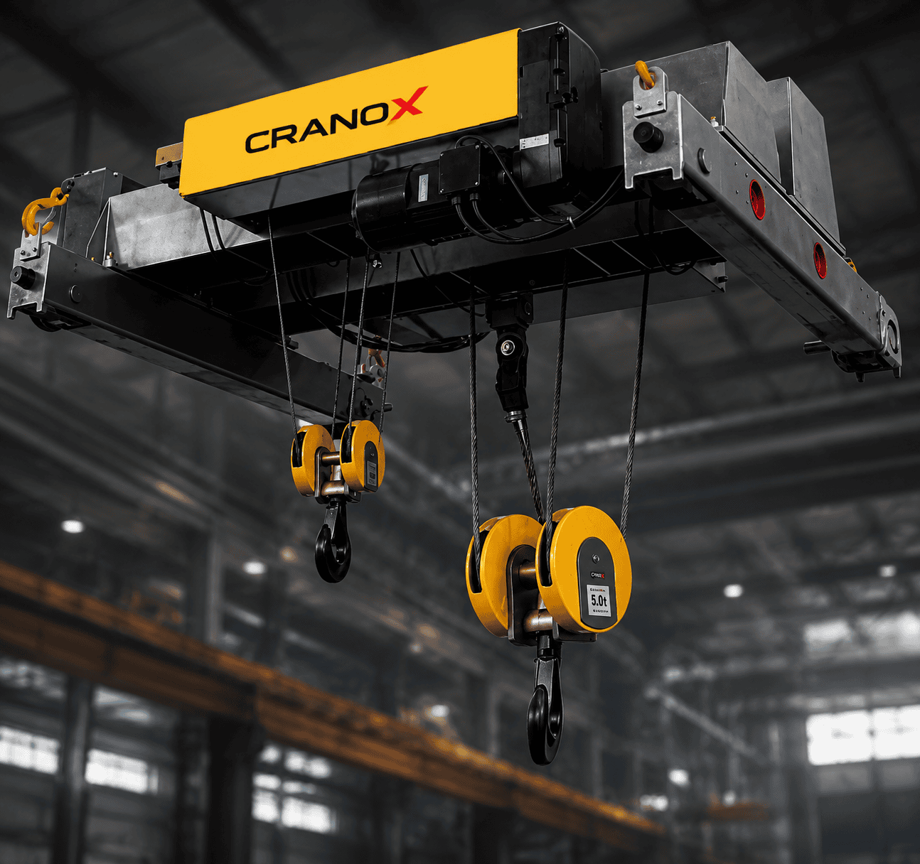 Cranox European standard electric hoist trolley for double girder overhead crane