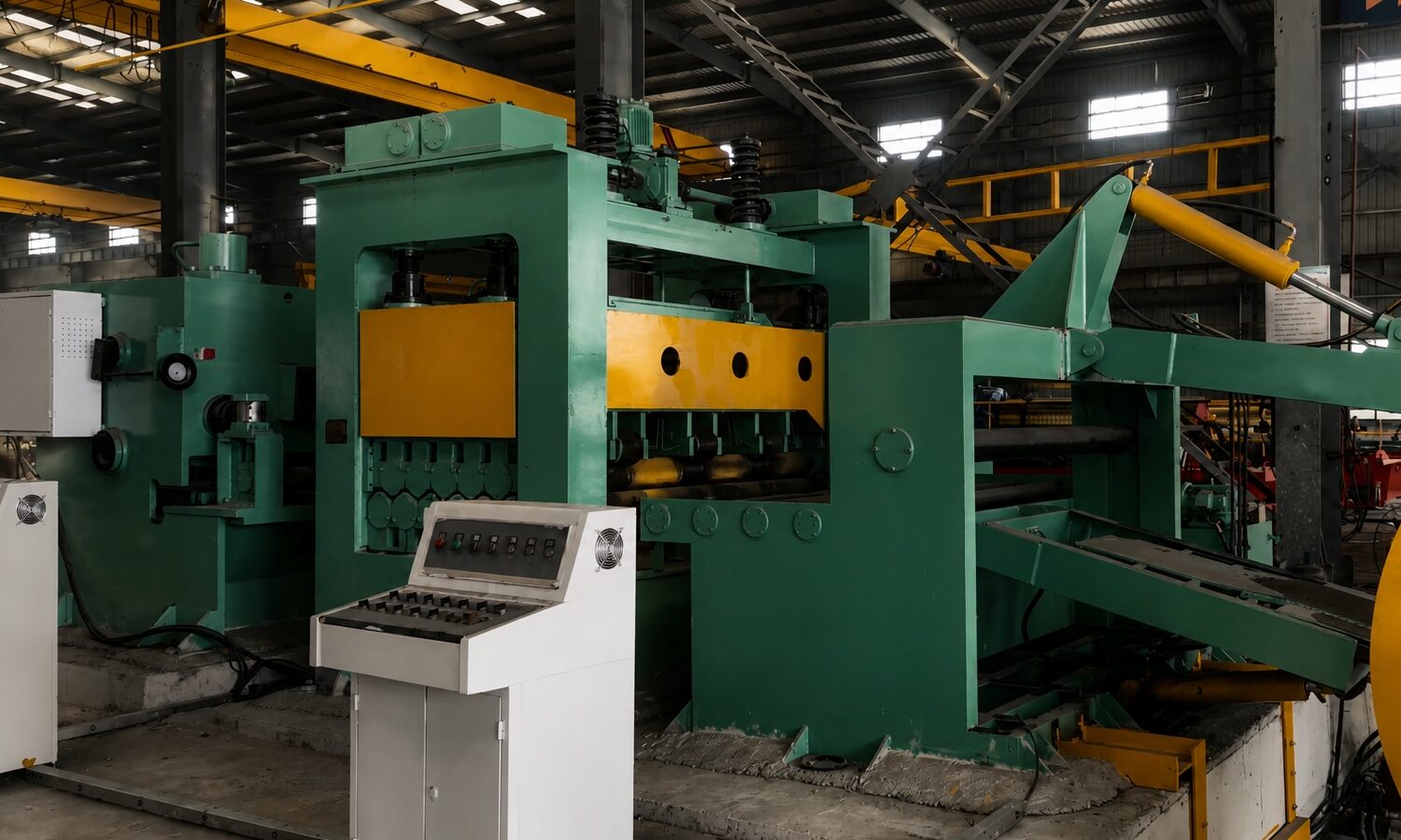 Plate Leveling Machine for Crane Steel Structure Manufacturing